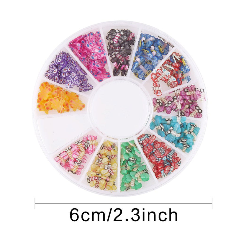 DECORA 8 Cases of Fruit Cake Flower Animal Slices Perfect for Sticking to Slime, DIY Crafts, Nail Art and Decoration - BeesActive Australia