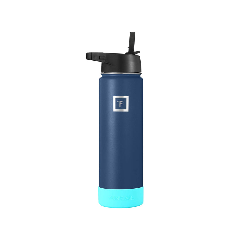 IRON °FLASK Protective Silicone Boot for Wide and Narrow Mouth Bottles 12 oz - 64 oz for Sports Water Bottles Accessories Sleeve Aquamarine Fits 12oz to 24oz Bottles - BeesActive Australia