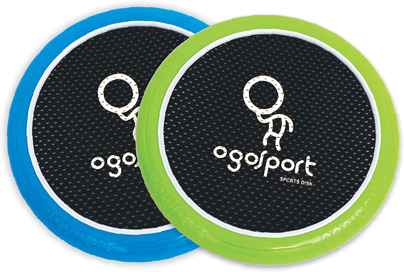 [AUSTRALIA] - OgoDisk XS Disc Set with 2 Rubber OgoSoft Balls - Outdoor Bouncy Disk Game for Lawn & Pool - Throw, Toss & Catch - Kids & Adults 8+ 