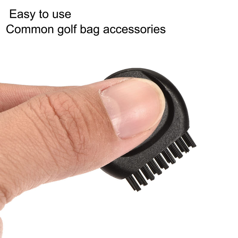 MECCANIXITY Mini Golf Club Brush Portable Pocket Dust Groove Cleaner Black - BeesActive Australia