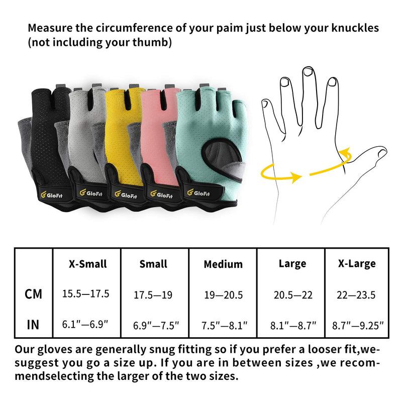 [AUSTRALIA] - Glofit FREEDOM Workout Gloves, Knuckle Weight Lifting Shorty Fingerless Gloves with Curved Open Back, for Powerlifting, Gym, CrossFit, Women and Men Pink Medium 