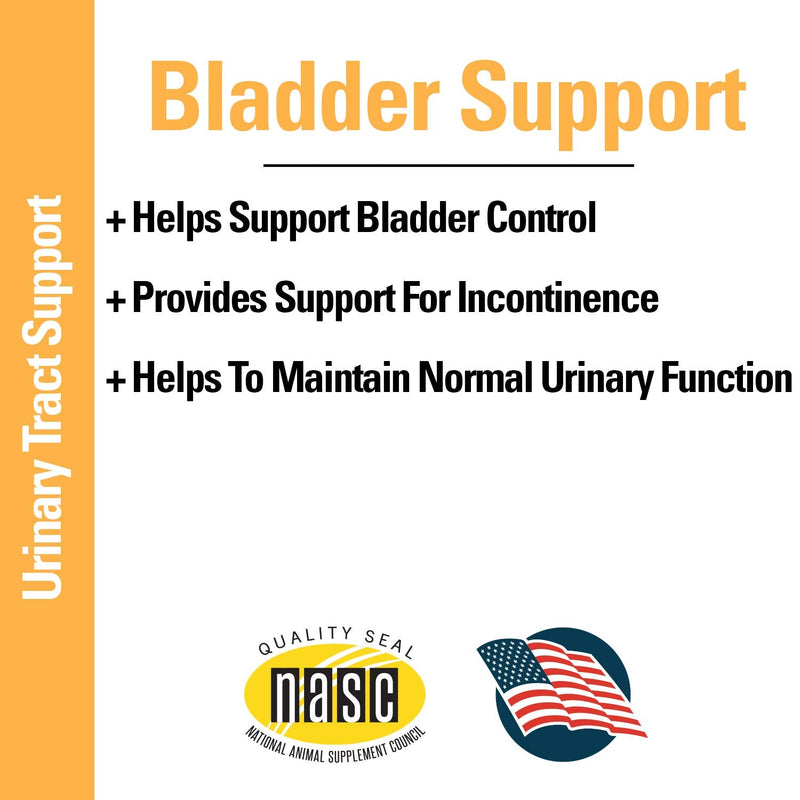 Vet Classics Bladder Support Urinary Tract & Incontinence Dog Supplement – Maintains Bladder Health for Dogs, Helps with Pet Incontinence – Soft Chews, Tablets – 60 Ct. 60 Soft Chews - BeesActive Australia