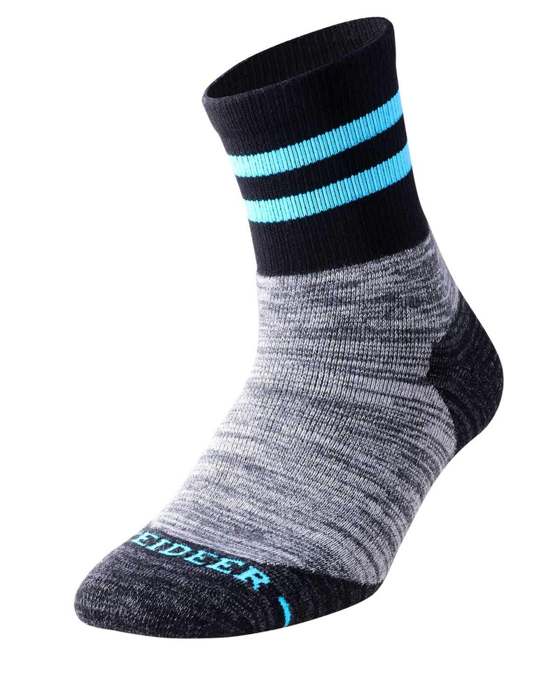 Women's Hiking Walking Socks, FEIDEER Multi-pack Outdoor Recreation Socks Wicking Cushion Crew Socks Blue/Dark Gray/Purple/Light Red/Light Yellow Large - BeesActive Australia