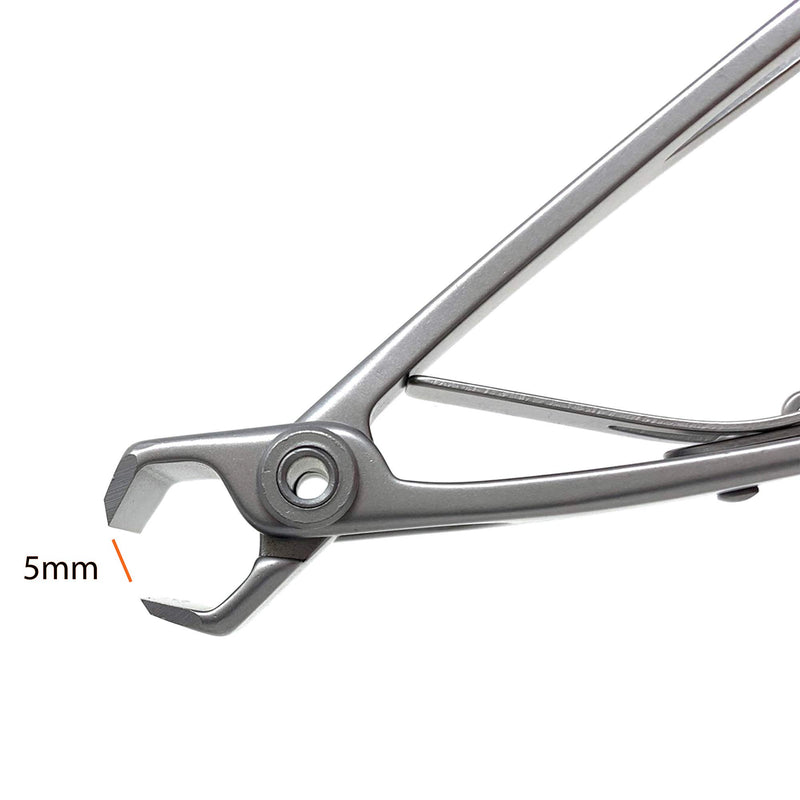 Kohm CP-220L Straight Blade, 5mm Heavy Duty, Wide Jaw Toenail Clippers for Thick Toenails or Tough Fingernails, Large Toenail Clippers for Men, Seniors, Adults - BeesActive Australia