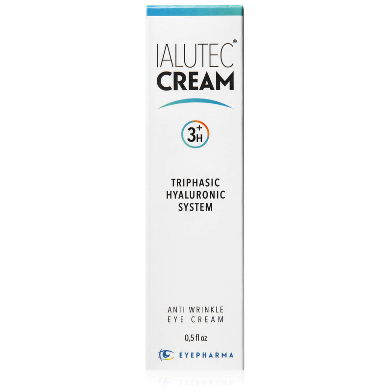 Ialutec Hyaluronic Acid Eye Cream with Advanced Peptide, Red Orange Complex and Anti Aging Formula to Reduce Dark Circles, Puffiness, Under Eye Bags & Wrinkles - Paraben free - BeesActive Australia