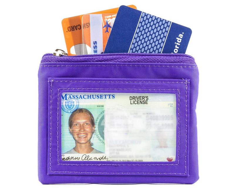 Big Skinny Money Penny Coin Slim Wallet, Holds Up to 13 Cards Purple - BeesActive Australia