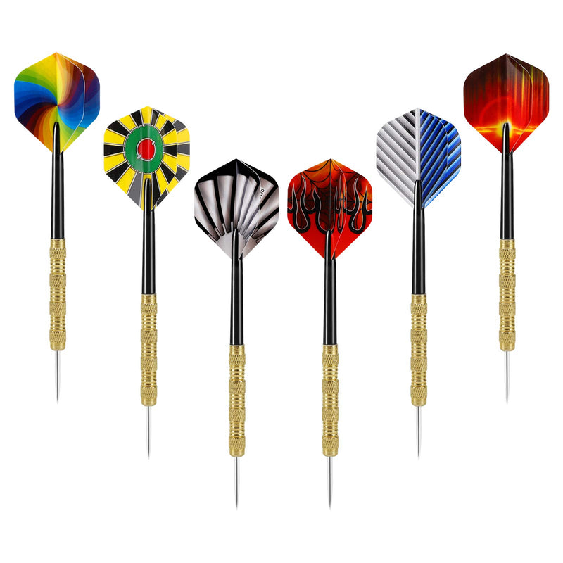 Accmor 18 pcs Steel Tip Darts, Darts Metal Tip Set, Professional Metal Darts for Dartboard, 14g Steel Darts - BeesActive Australia