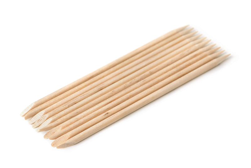 Spa Stix Cuticle Manicure Wooden Sticks 4.0" Length (Pack of 200).Wooden Sticks for Nail Cleaning, Double Sided. Nail Sticks for Nail Polish, Manicure Supplies Pedicure Tool - BeesActive Australia