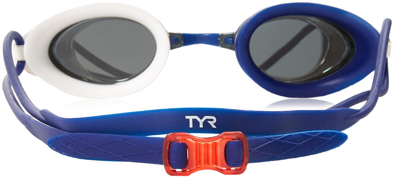 [AUSTRALIA] - TYR Black Hawk Racing Mirrored USA Goggles One Size Silver/Red/Navy 