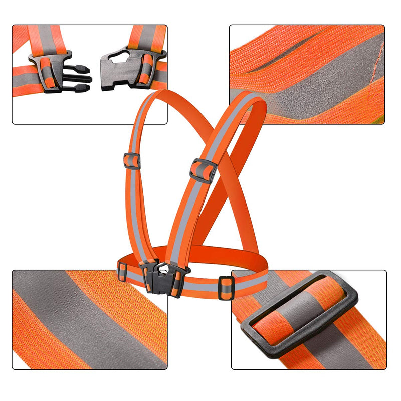 Yufenge Reflective Vest Fluorescent Orange - BeesActive Australia