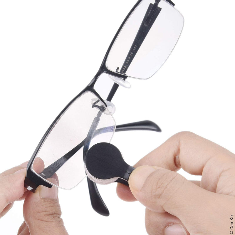 Cleaning Kit for Eyeglasses/Sunglasses - Lens Cleaning Tool with 2 Sets of Spare Pads, Lens Cleaning Spray Bottle, 3 Microfiber Cloths - Quick, Safe and Easy to Use - Immaculate Results 11 Piece Set - BeesActive Australia