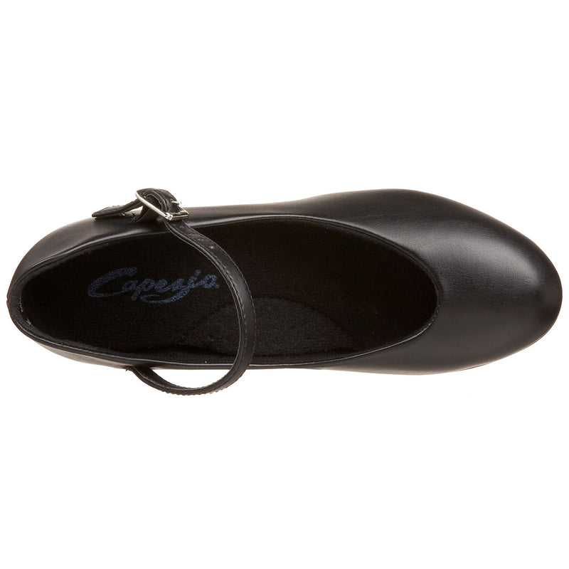 [AUSTRALIA] - Capezio Little Kid/Big Kid Jr. Footlight 550X Character Shoe 3.5 Big Kid Black 