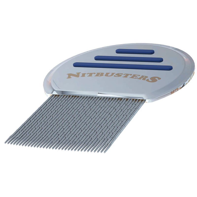 Nitbusters Infinity Stainless Steel Metal Headlice Nit Removal Comb with Spiral Grooves - BeesActive Australia