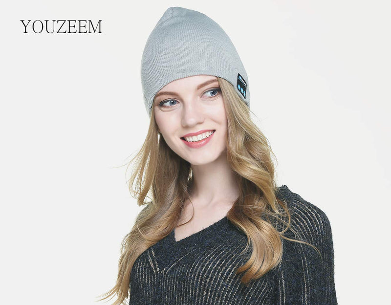 Youzeem Bluetooth Beanie Hat, Wireless Headphone Beanie，Running hat Mens Outdoor Gifts for Men， Unique Gifts for her mom for Women Gifts ，Cool Tech Gifts for Him - BeesActive Australia