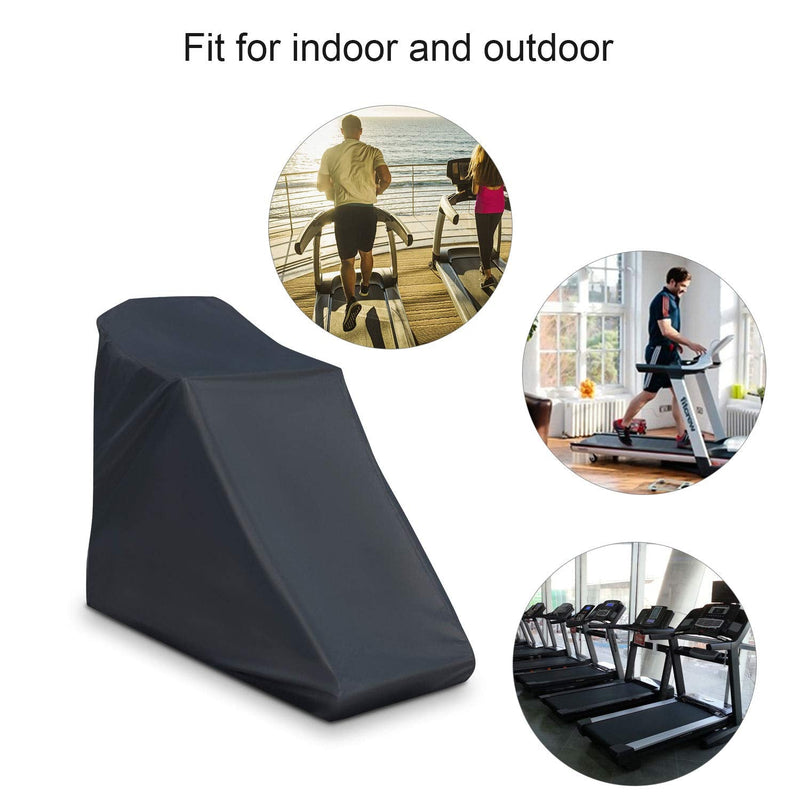 Onlyme Treadmill Cover for Non-Folding Home Running Machines with Drawstring, Black (78 x 37 x 62 inch) - BeesActive Australia