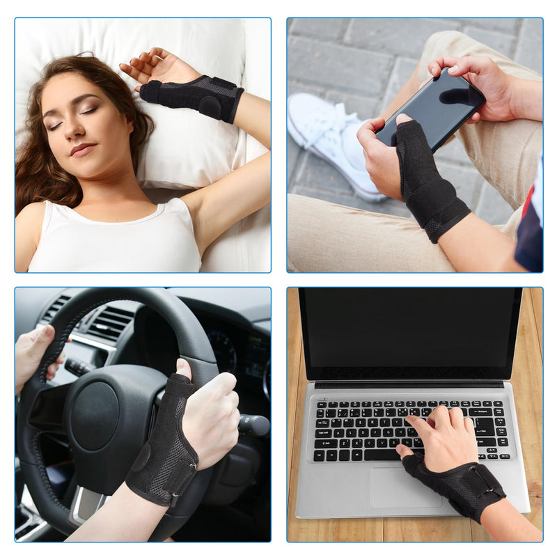 Cozyhealth Thumb Brace for Men and Women, CMC Joint Thumb Spica Splint for Pain Relief, Tendonitis, Thumb Wrist Stabilization Support for Right or Left Hand (Universal Size) - BeesActive Australia