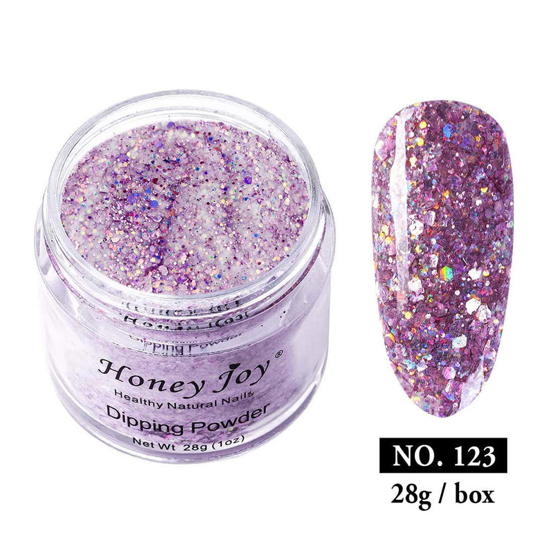 28g/Box Pink Shine Glitter Hexagon Sequins Paillette Dip Powder Nails Dipping Nails Long-lasting Nails No UV Light Needed, (No.123) blue - BeesActive Australia