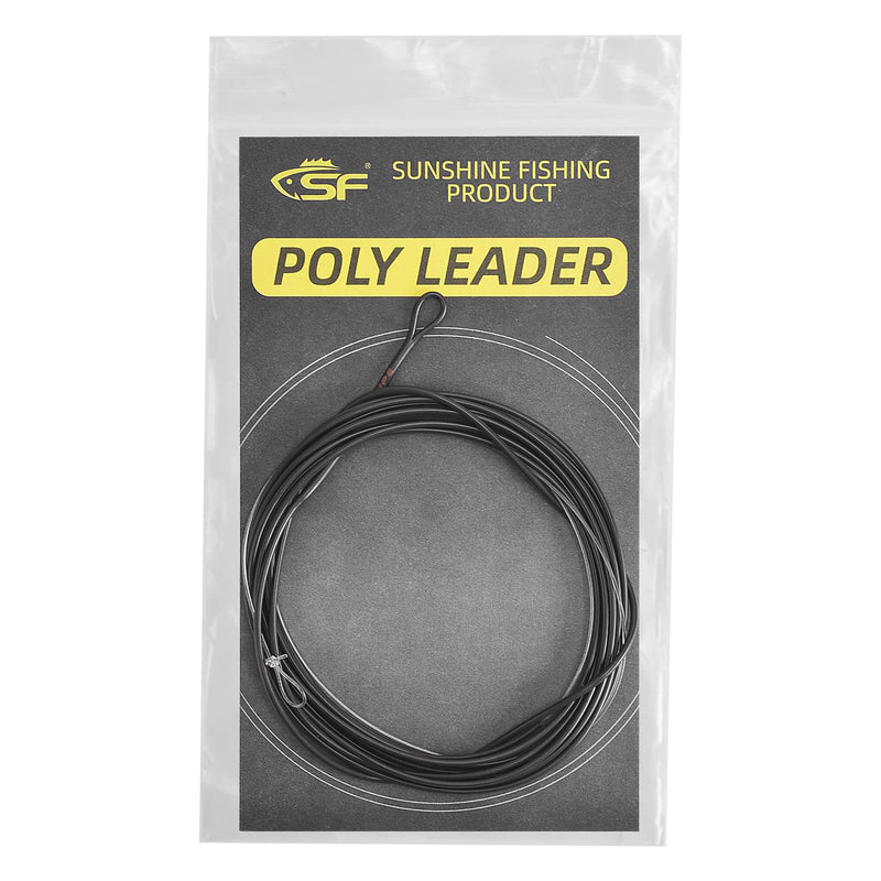 SF Fly Fishing Polyleader Monofilament Core Leader Line Fly Line for 7' Trout and 10' Salmon Poly Leader 7FT/10FT Float Hover Intermediate 3/5/7IPS Grey-S5-10FT Salmon 10FT-S5 - BeesActive Australia