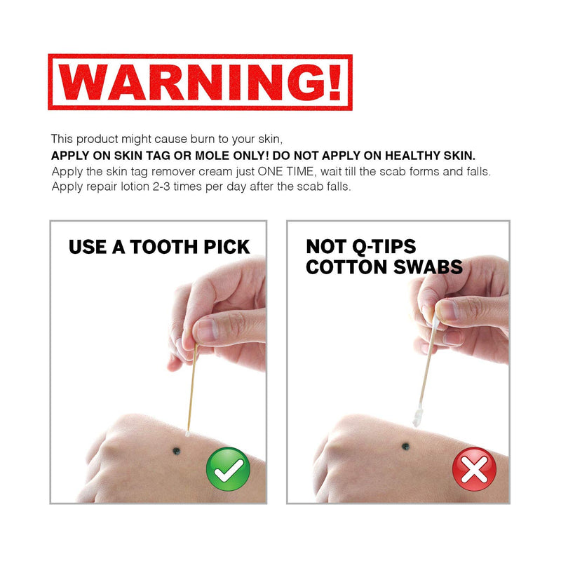 Amada Pure Mole Corrector & Skin Tag Remover and Repair Lotion Set, Remove Moles and Skin Tags Easy - BeesActive Australia