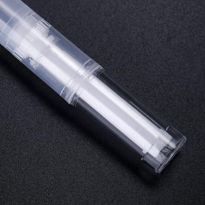 Frcolor 5pcs 3ml Nail Twist Pens Empty Transparent Nail Oil Pen with Brush Tip Cosmetic Container Applicators Eyelash Growth Liquid Tube - BeesActive Australia
