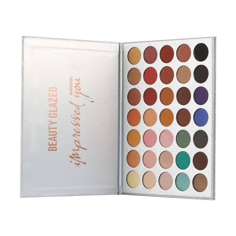 Eyeshadow Palette Matte And Shimmer Professional 35 Color Eye Shadow Cosmetic Impressed You Highly Pigmented Natural Nude Naked Eye Makeup palette - BeesActive Australia