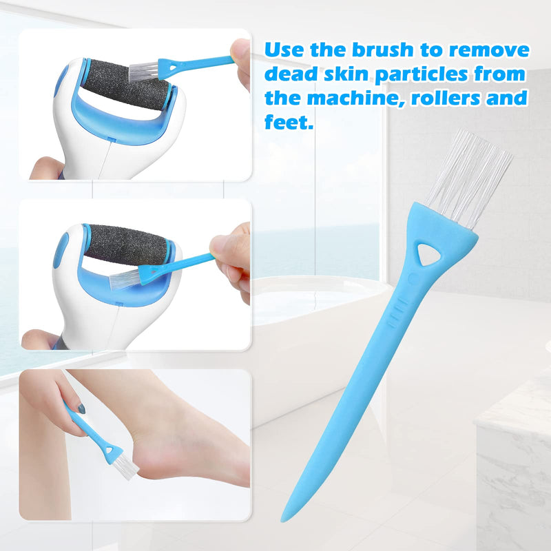 【10 Pack】Electric Foot File Refills Roller for Velvet Smooth, 2 Shapes & 3 Types of Roughness Replacement Rollers, Pedicure Hard Skin Remover - BeesActive Australia
