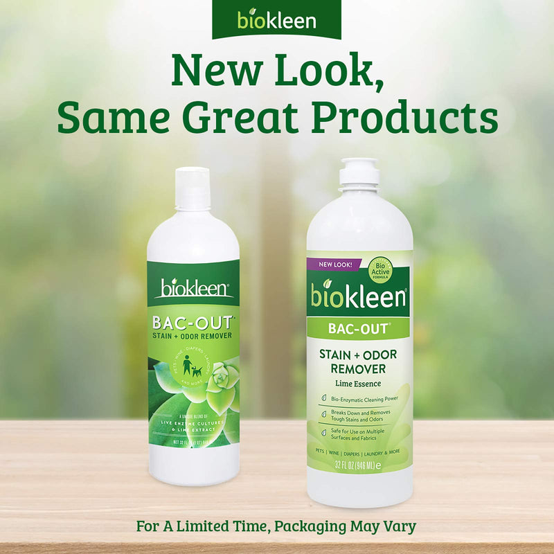 Biokleen Bac-Out Stain+Odor Remover, Destroys Stains & Odors Safely, for Pet Stains, Laundry, Diapers, Wine, Carpets, & More, Eco-Friendly, Non-Toxic, Plant-Based, 16 Ounces 1 Pack 16 Ounce - BeesActive Australia