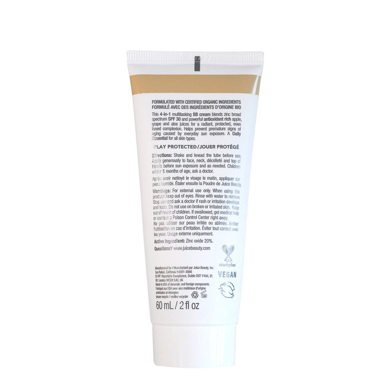 Juice Beauty SPF 30 Zinc Sunscreen with Vitamin E, 2 Fl Oz Sand - BeesActive Australia