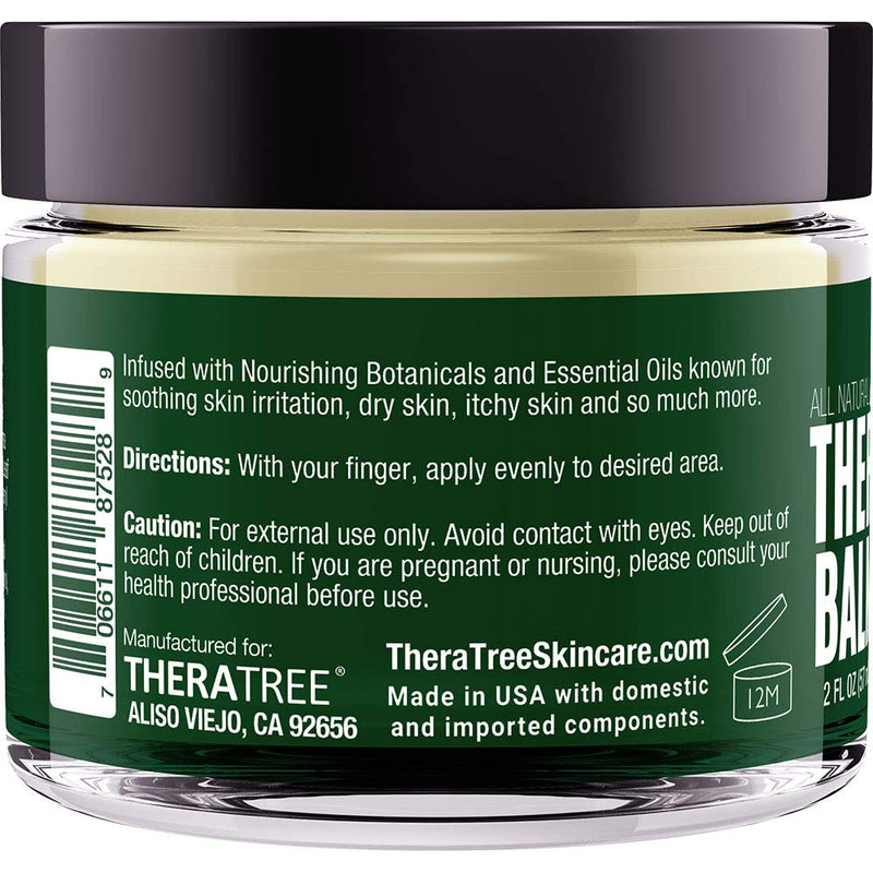 Tea Tree Oil Balm with Neem Oil - Helps Fight Skin Irritation and Helps Soothe Dry, Itchy Skin - by Oleavine TheraTree - BeesActive Australia