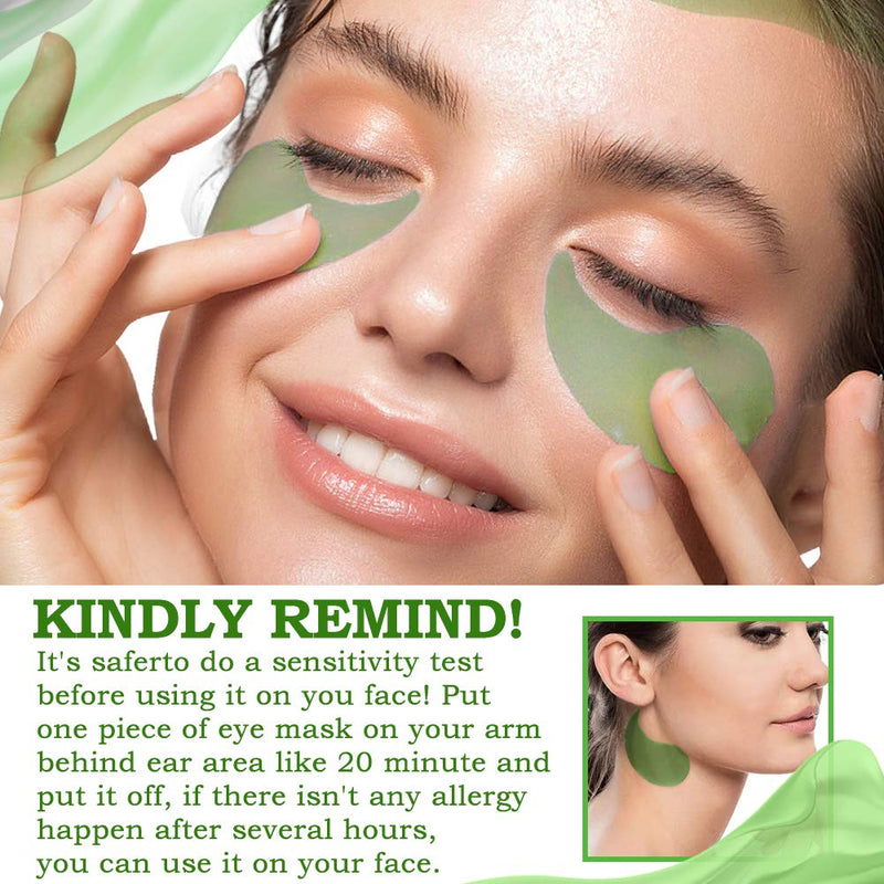 Seaweed Under Eye Patches - Reduce Wrinkles, Fine Lines, Puffiness, Dark Circles, Crows Feet & Under Eye Bags - BeesActive Australia