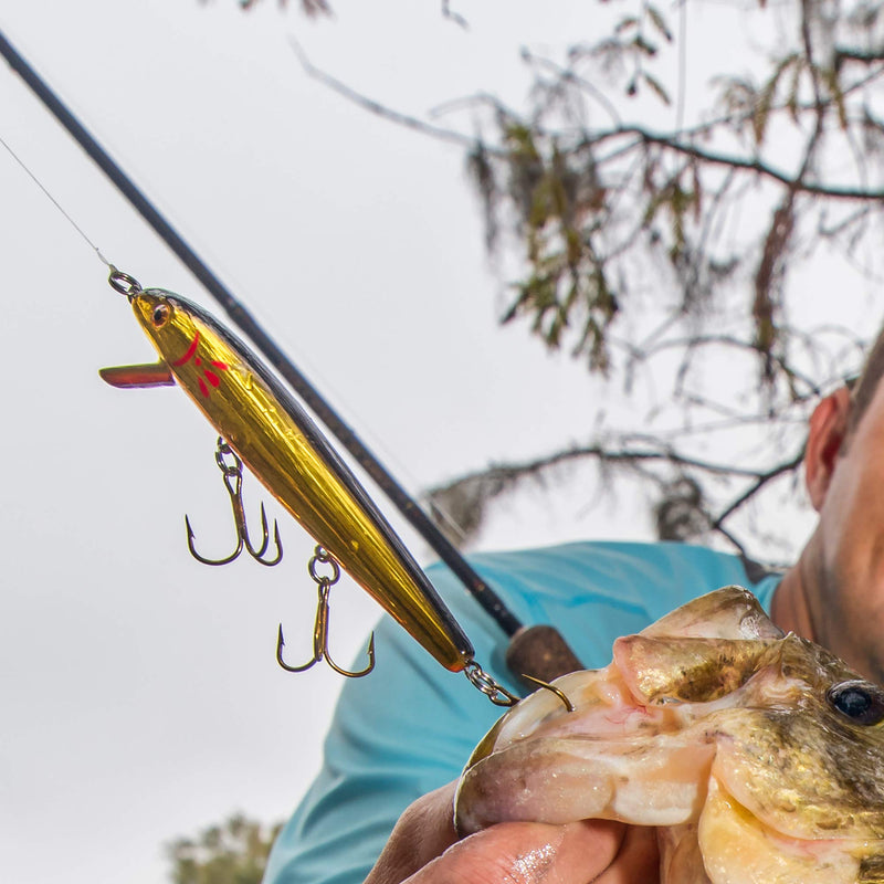 [AUSTRALIA] - Cotton Cordell Red-Fin Crankbait Bass Fishing Lure 3/8 oz Gold/Orange 