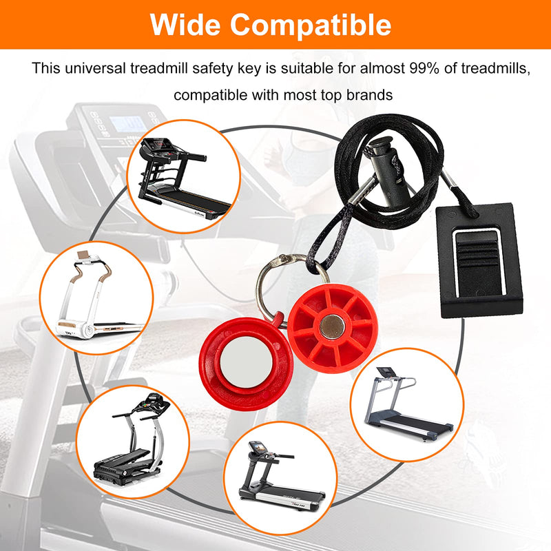 Treadmill Universal Magnet Safety Key for All NordicTrack, Proform, Image, Weslo, Reebok, Epic, Golds Gym, Freemotion, and Healthrider Treadmills 2 IN 1 - BeesActive Australia