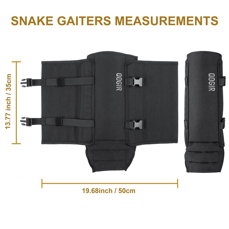 QOGIR Snake Gaiters for Hunting: Durable Snake Guards, Snake Gaiter Leggings for Men & Women, Snake Bite Protection for Lower Legs, Snake Proof Gaiters with Adjustable Size - BeesActive Australia