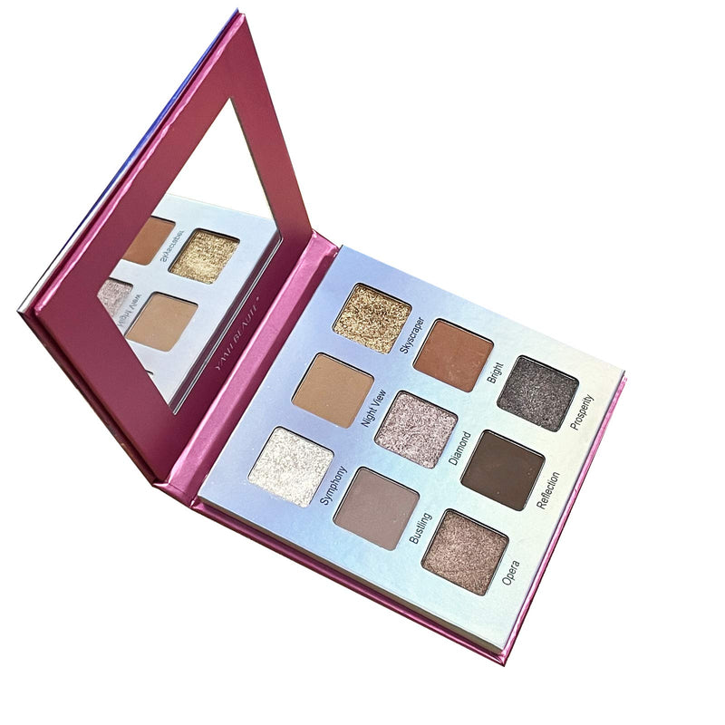 YMH BEAUTE 9 Colors Nude Eyeshadow Palette Pigmented Matte Shimmer Eye Shadow Make Up Palettes Natural Long Lasting Blendable Eyeshadow, Cruelty-free - BeesActive Australia