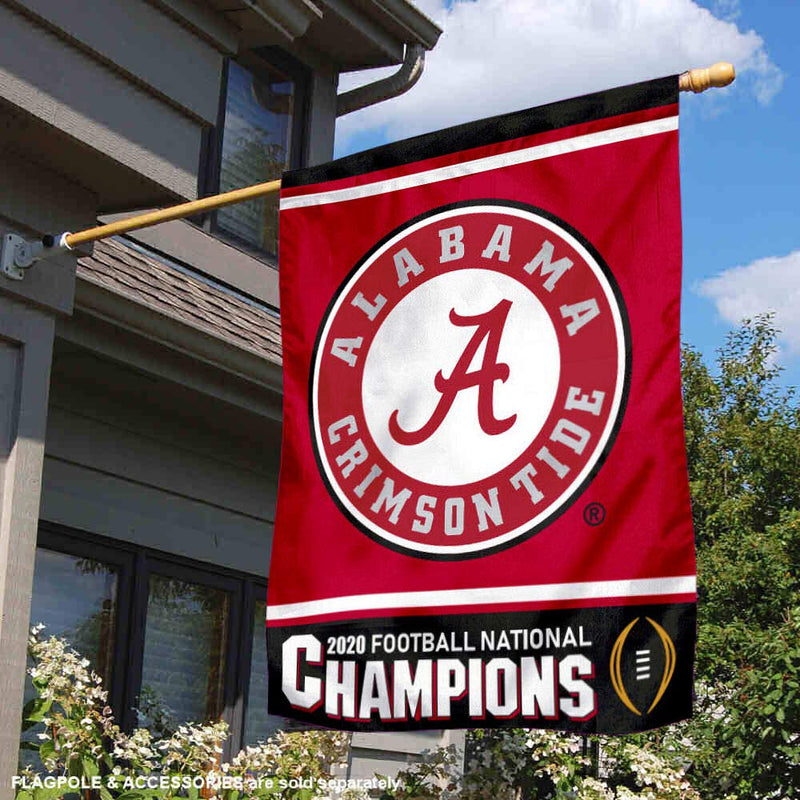 Alabama Crimson Tide College Football National Champions House Flag Banner - BeesActive Australia