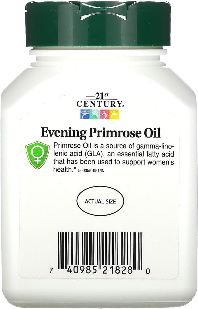 EVENING PRIMROSE OIL 500mg, 60 SOFTGELS by 21st Century HealthCare - BeesActive Australia