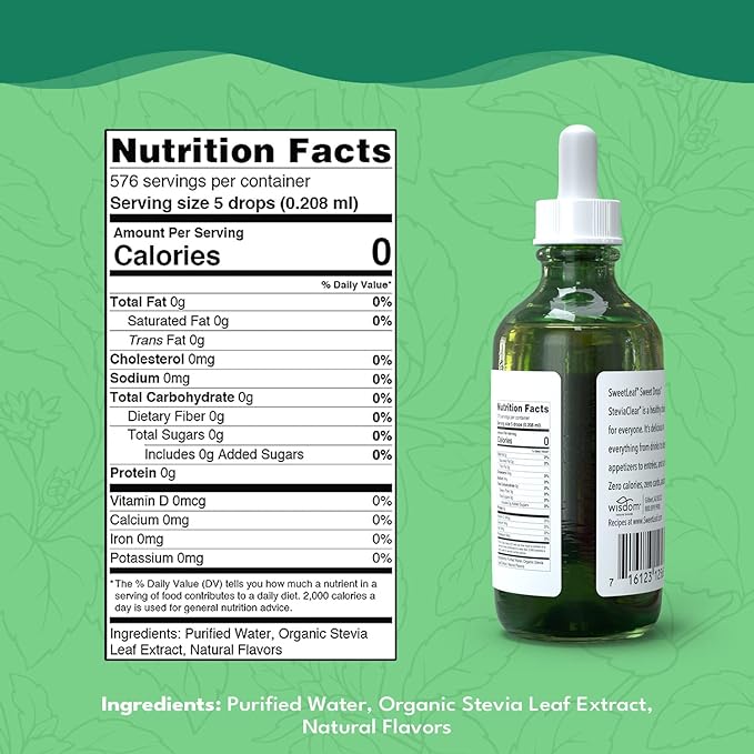 Sweet Leaf Stevia Drop (Liquid Sweetener) [Ship Overseas Direct] [Parallel Import] - BeesActive Australia
