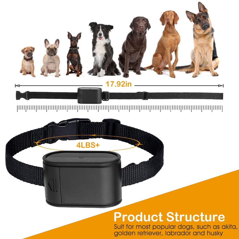 iMounTEK Electric Dog Collar Receiver Anti-Bark Dog Deterrent Training Collar with Beep Shock Modes for Dog Fence System Water Resistant Collar Receiver for Small Medium Large Dog - BeesActive Australia