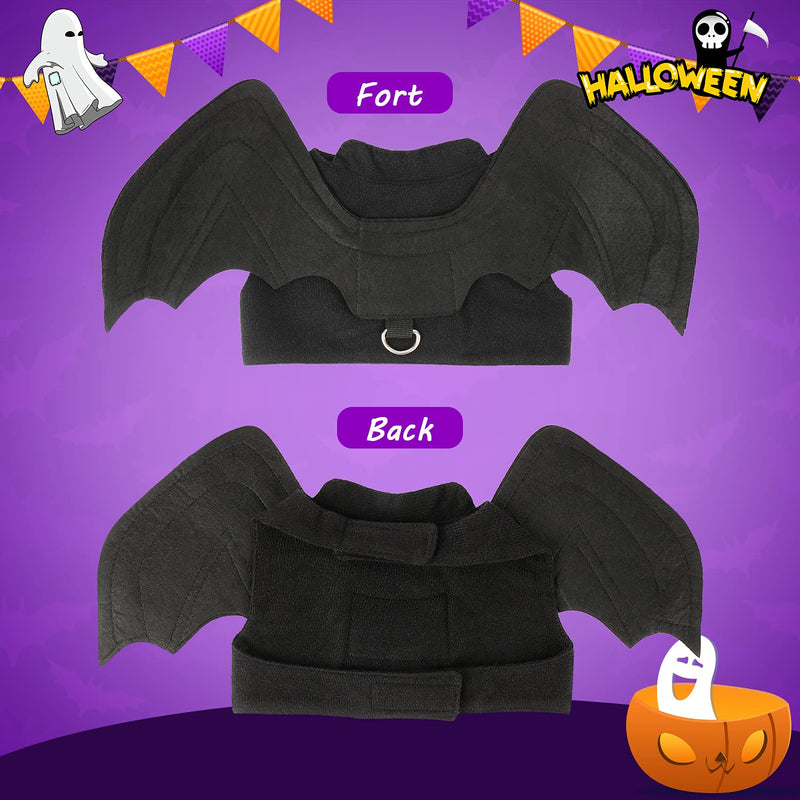 RYPET Dragon Cat Costume - Personalized Pet Costumes for Small Dogs Cats Halloween Party Bat Wings - BeesActive Australia