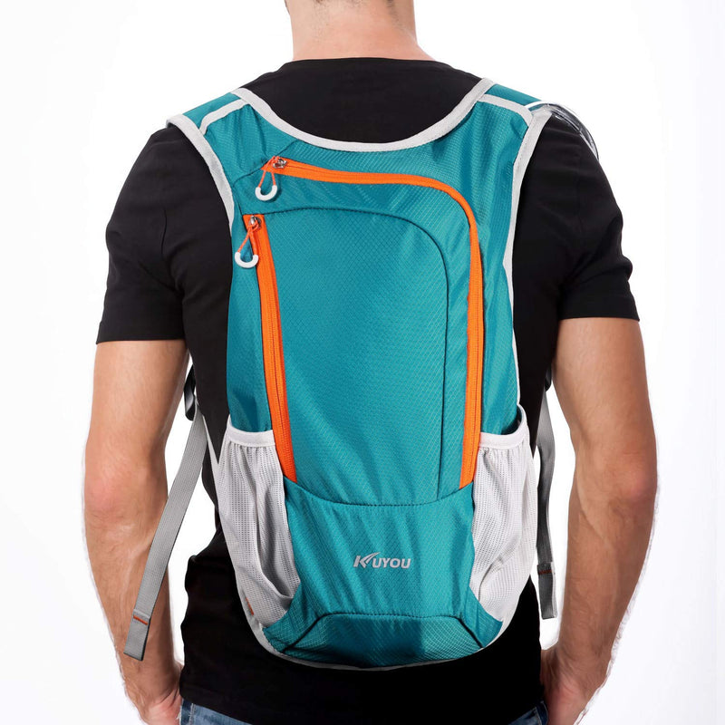 Hydration Pack,Hydration Backpack with 2L Hydration Bladder Lightweight Insulation Water Pack for Running Hiking Riding Camping Cycling Climbing Fits Men & Women Green - BeesActive Australia