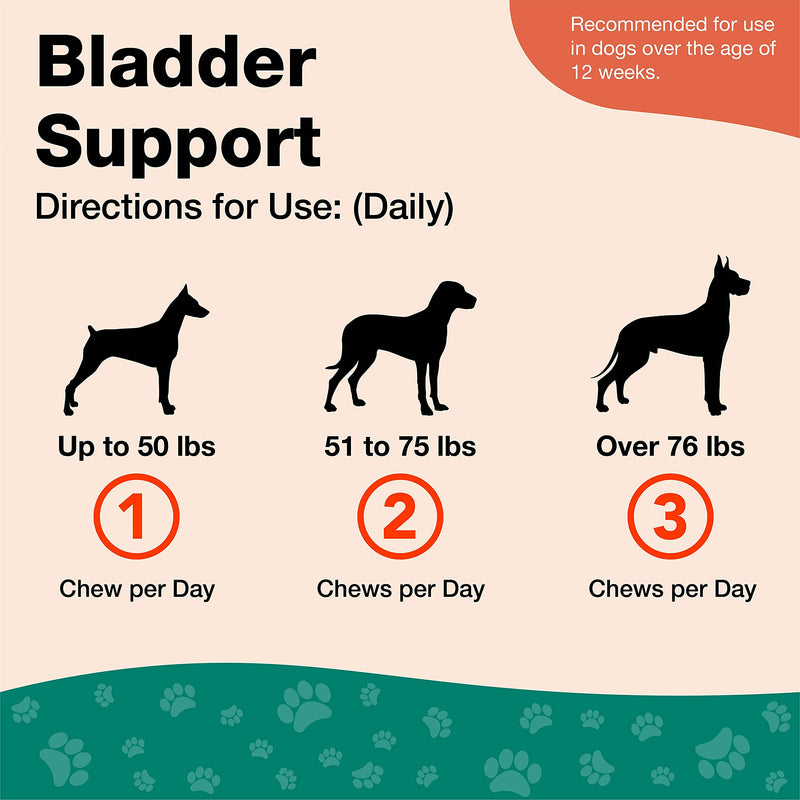 NaturVet Bladder Support Plus Cranberry for Dogs, 60 ct Soft Chews , Made in the USA - BeesActive Australia