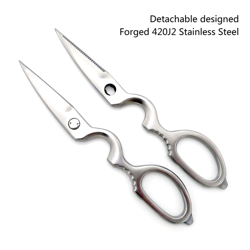 Kitchen Shears - MATTSTONE HILL Kitchen Scissors, Heavy Duty Kitchen Scissors, Poultry Shears, All Purpose Stainless Steel Utility Scissors - BeesActive Australia