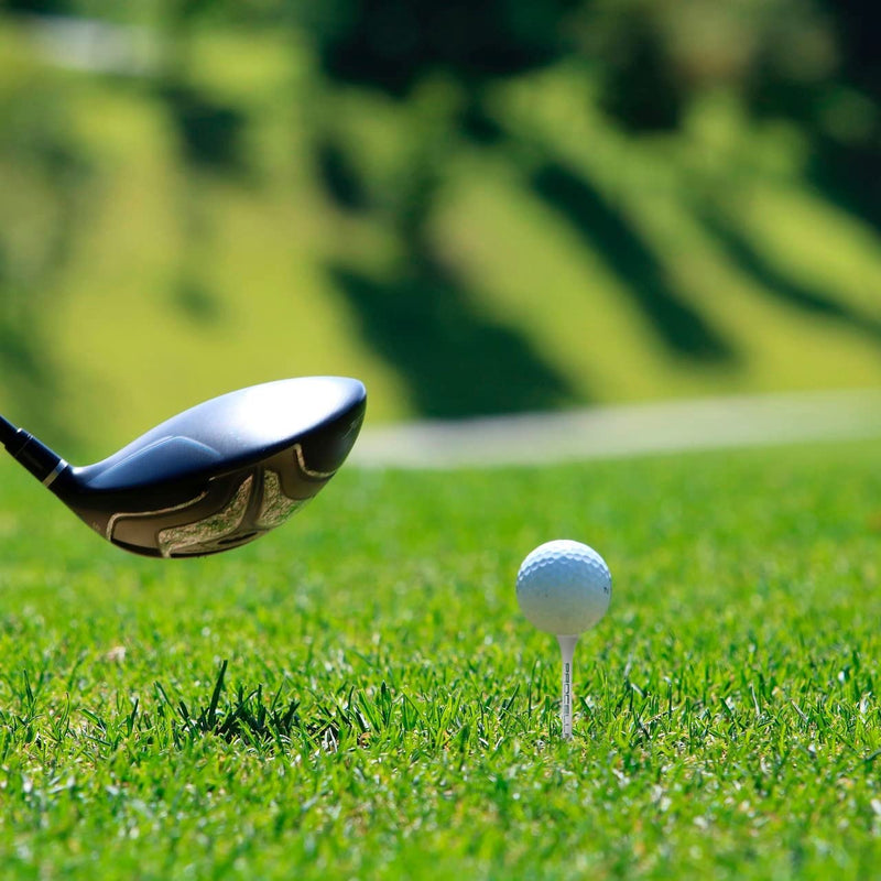 Procella Golf Tees 2 ¾ Professional Natural Bamboo Tee for Men and Women | Reduces Side Spin and Friction | More Durable and Stable Than Wood Tees | Eco-Friendly Biogradable Material | Pack of 100 - BeesActive Australia