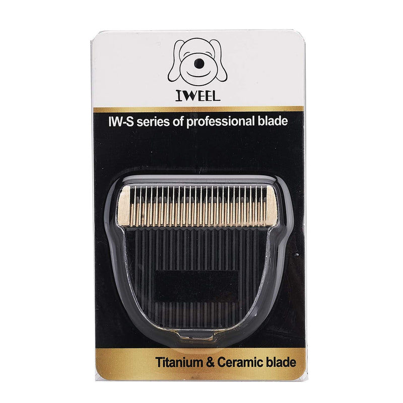 Replacement Titanium Blade with Moving Ceramic Blade for IW2689A and IW2691A Cordless Dog Clippers, Cat Shaver and Low Noise Water Proof Electric Dog Trimmer Pet Grooming Kit Replacement Blade - BeesActive Australia