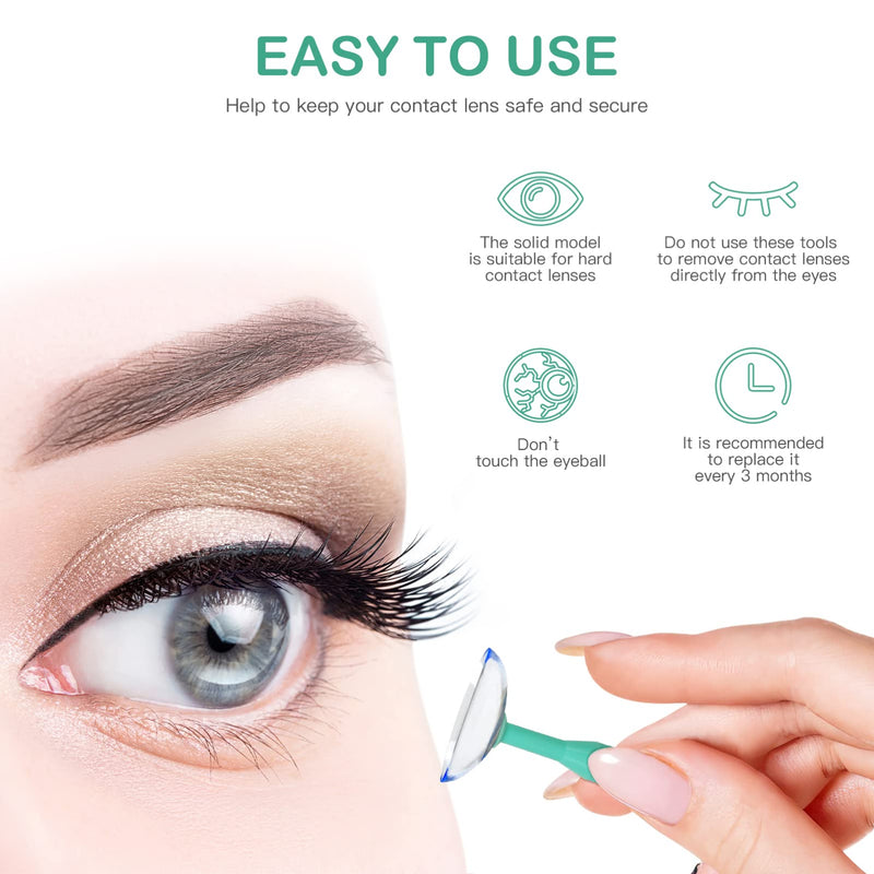 4pcs Lens Stick Tool Lens Remover Lens Applicator Removal Tool for Hard Lenses & Prosthetic Eyes - BeesActive Australia