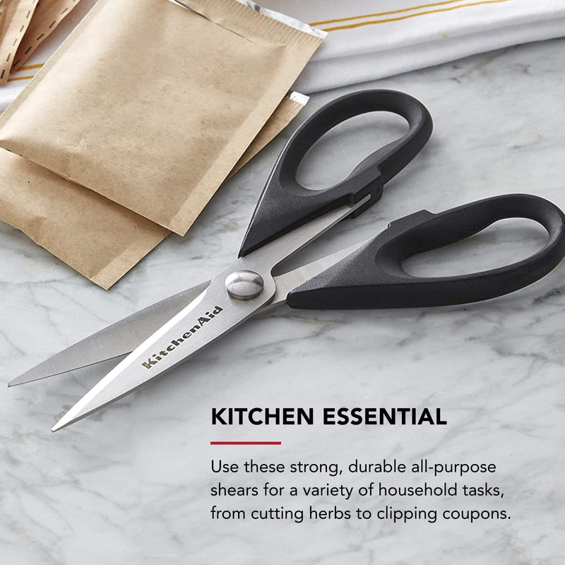 KitchenAid All Purpose Shears with Protective Sheath, One Size, Black - BeesActive Australia