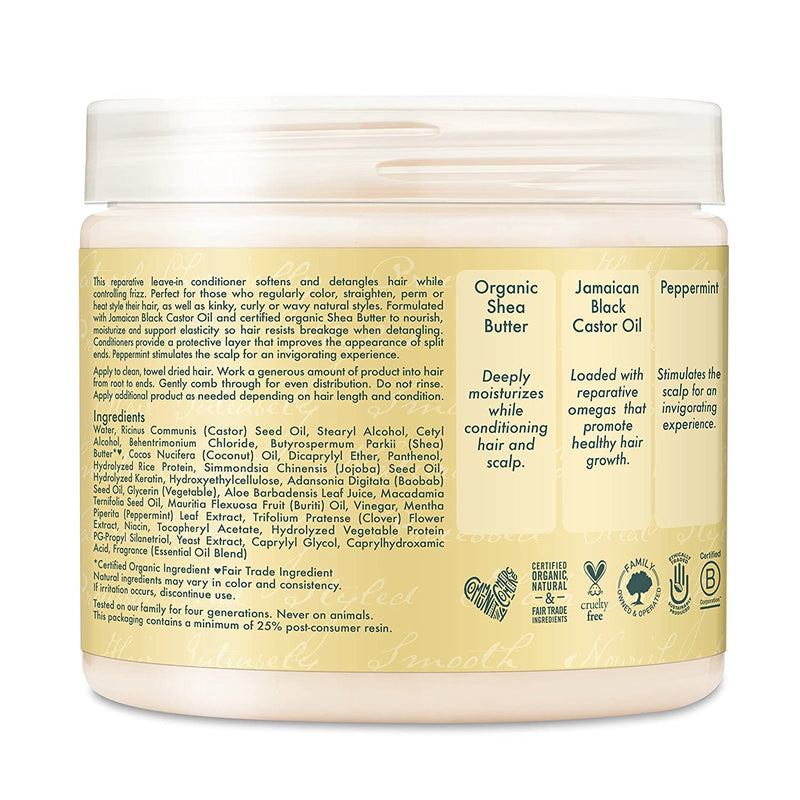 Shea Moisture Jamaican Black Castor Oil Strengthen/Grow and Restore Leave-In Conditioner 16 oz - BeesActive Australia