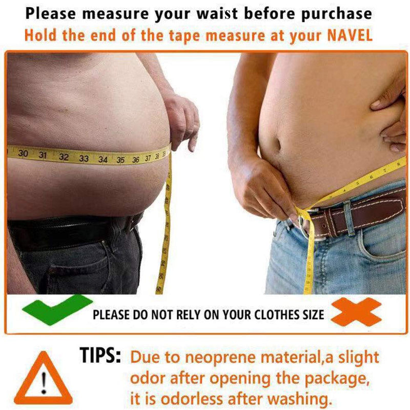 ZOHUMI Wasit Trimmer for Men, Neoprene Ab Belt Widening Waist Trainer with Adjusted Straps for Weight Loss and Back Support L 34-38inch - BeesActive Australia