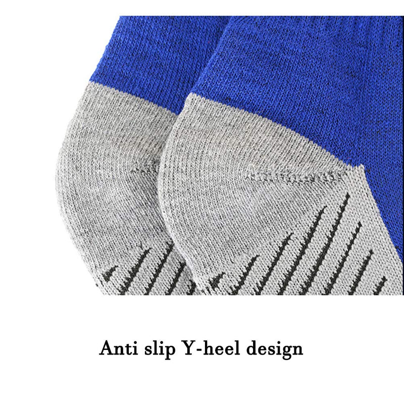 VWU Unisex Knee High Double Stripes Athletic Soccer Football Tube Socks for Adults&Children Multi C Small - BeesActive Australia