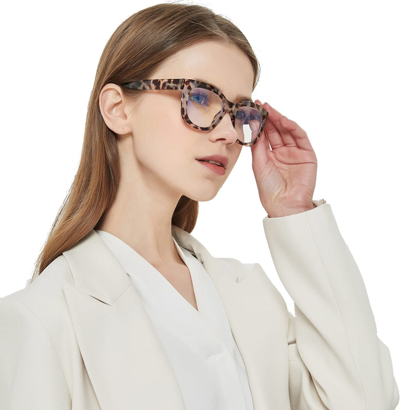 Oversized Reading Glasses For Women Blue Light Blocking Computer Readers Spring Hinge Retro 3 Pack +1.5 3 Mix 1.5 x - BeesActive Australia